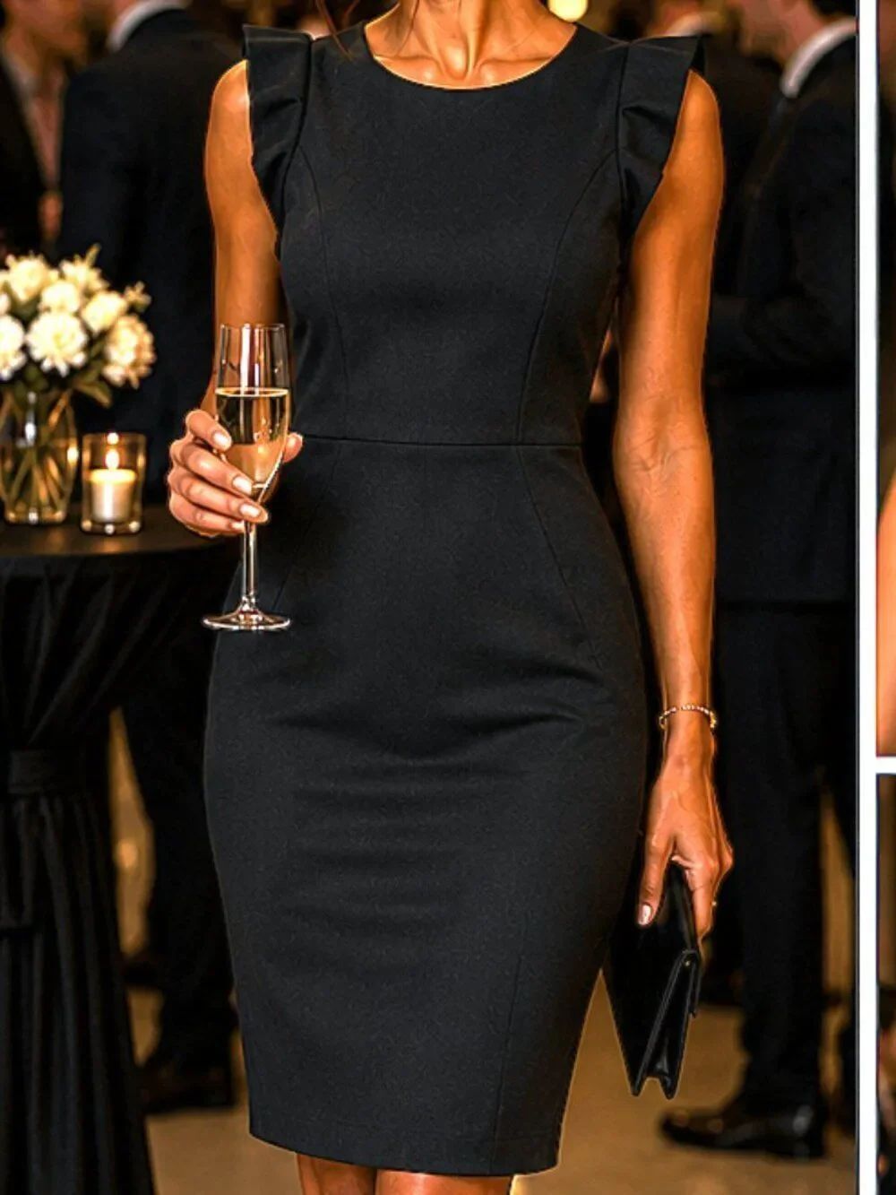 French Connection Black Formal Dress